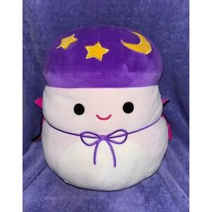 Squishmallows Carina the Mushroom Halloween‎ Wizard Vampire Plush 12 Inch nwot